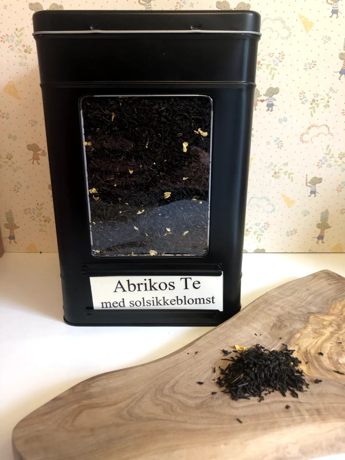 ABRIKOS THE MED SOLSIKKEBLOMST