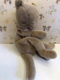 Sleeping kitten plush, small