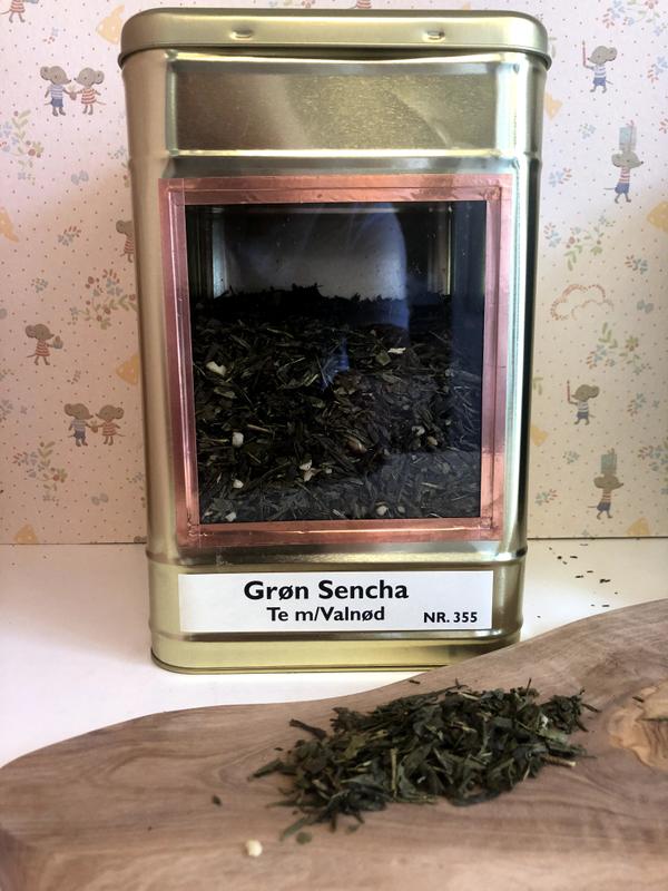 GRØN SENCHA THE MED VALNØD