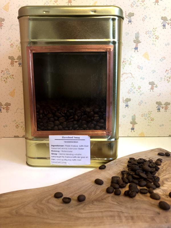 KAFFE MED HASSELNØDSMAG