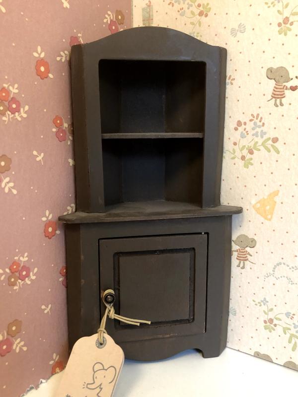 MINIATURE CORNER CABINET
