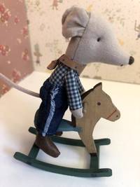 COWBOY MOUSE ON ROCKING HORSE