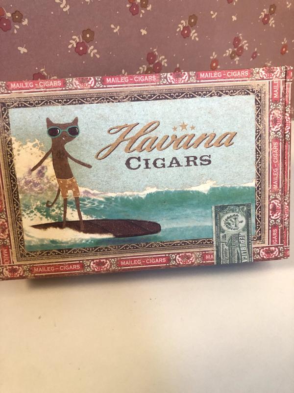 MUM & DAD IN CIGAR BOX