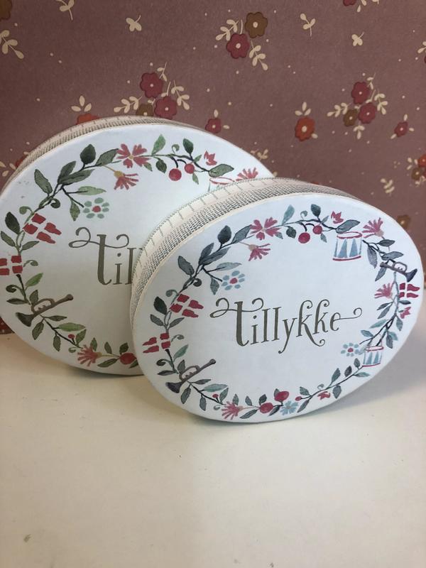 TILLYKKE ÆSKE SET