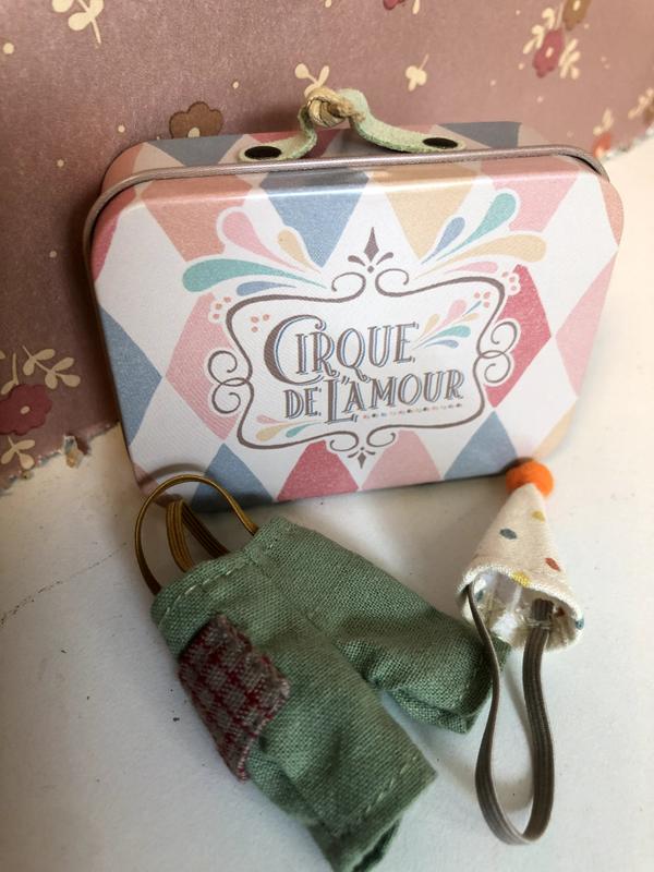 CLOWN CLOTHES IN SUITCASE