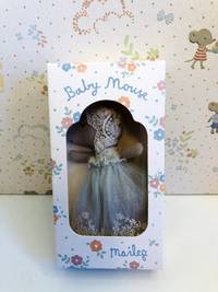 Baby mouse in gown